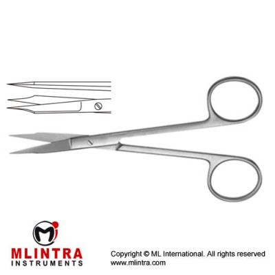 Goldman-Fox Gum Scissor Straight Stainless Steel, 13 cm - 5"